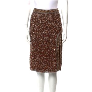 Escada silk skirt with beading